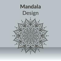 vector Mandala design for invitation card