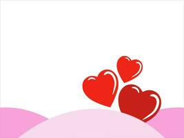 Valentine Heart Background for Decoration vector