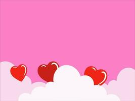 Love Background for Valentines Day vector