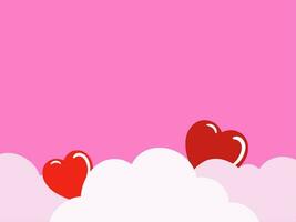 Valentines Heart Background for Decoration vector