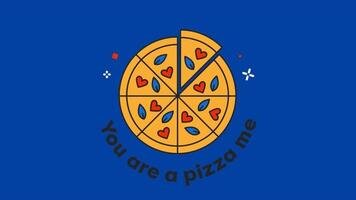 2d animated pizza video