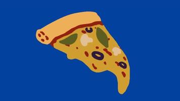 2d animated pizza video