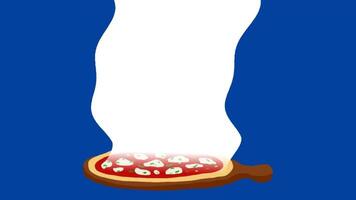 2d geanimeerd pizza video