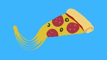 2d animated pizza video