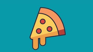 2d animado pizza video