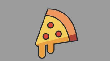 2d animado pizza video