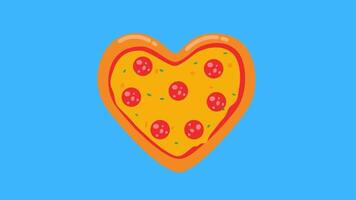 2d animado Pizza video