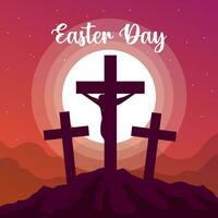 Easter Day illustration vector background. Vector eps 10