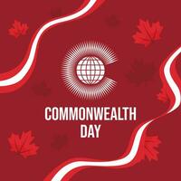 Commonwealth Day illustration vector background. Vector eps 10