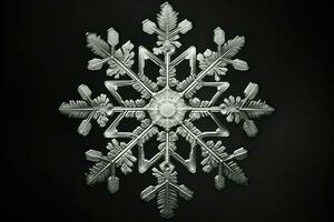 AI generated Snowflakes - Generative AI photo