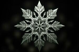 AI generated Snowflakes - Generative AI photo