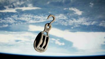 An Intriguing View of an Ancient Hook Floating in Earth's Orbit video