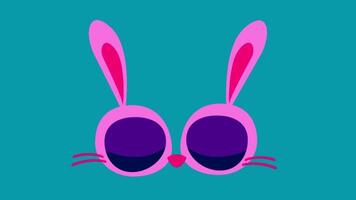 2d animated sunglasses video