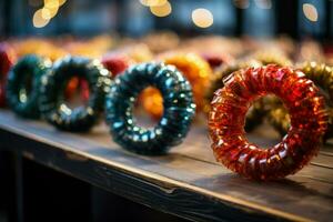 AI generated Festive Wreaths - Generative AI photo