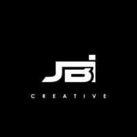 JBI Letter Initial Logo Design Template Vector Illustration