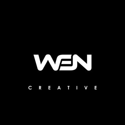 WSN Letter Initial Logo Design Template Vector Illustration
