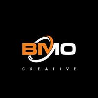 bmo letra inicial logo diseño modelo vector ilustración
