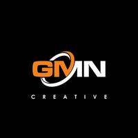 GMN Letter Initial Logo Design Template Vector Illustration