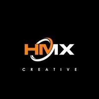 HMX Letter Initial Logo Design Template Vector Illustration