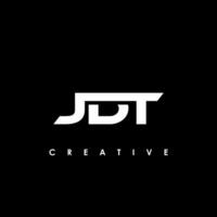 JDT Letter Initial Logo Design Template Vector Illustration