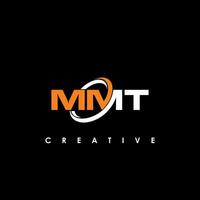 MMT Letter Initial Logo Design Template Vector Illustration