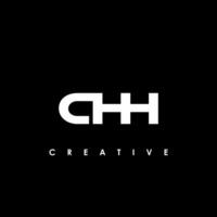 chh letra inicial logo diseño modelo vector ilustración