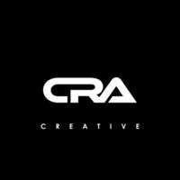 cra letra inicial logo diseño modelo vector ilustración