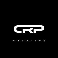 crp letra inicial logo diseño modelo vector ilustración