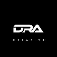 DRA Letter Initial Logo Design Template Vector Illustration