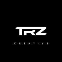 TRZ Letter Initial Logo Design Template Vector Illustration