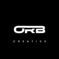 ORB Letter Initial Logo Design Template Vector Illustration