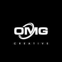 OMG Letter Initial Logo Design Template Vector Illustration