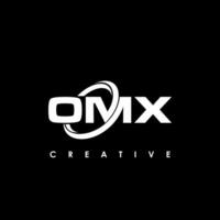 OMX Letter Initial Logo Design Template Vector Illustration