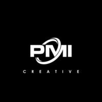 PMI Letter Initial Logo Design Template Vector Illustration