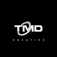 TMD Letter Initial Logo Design Template Vector Illustration