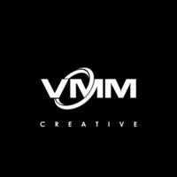 vmmm letra inicial logo diseño modelo vector ilustración