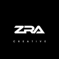 zra letra inicial logo diseño modelo vector ilustración