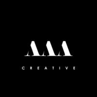 AAA Letter Initial Logo Design Template Vector Illustration
