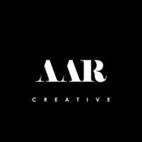 aar letra inicial logo diseño modelo vector ilustración