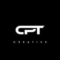 CPT Letter Initial Logo Design Template Vector Illustration