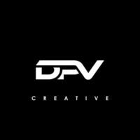 DPV Letter Initial Logo Design Template Vector Illustration