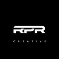 RPR Letter Initial Logo Design Template Vector Illustration