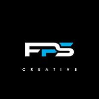FPS Letter Initial Logo Design Template Vector Illustration