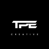 TPE Letter Initial Logo Design Template Vector Illustration