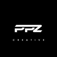 PPZ Letter Initial Logo Design Template Vector Illustration