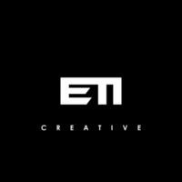 ETI Letter Initial Logo Design Template Vector Illustration