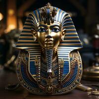 ai generado antiguo egipcio escultura, un símbolo de espiritualidad y historia generado por ai foto