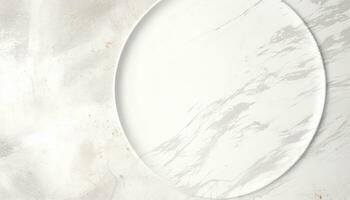 AI generated Abstract grunge backdrop with stained circle decoration generated by AI photo