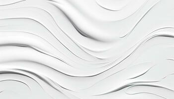 AI generated Abstract wave pattern design on a clean backdrop generated by AI photo