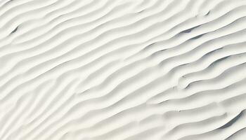 AI generated Abstract wave pattern in sand dune, nature beauty generated by AI photo